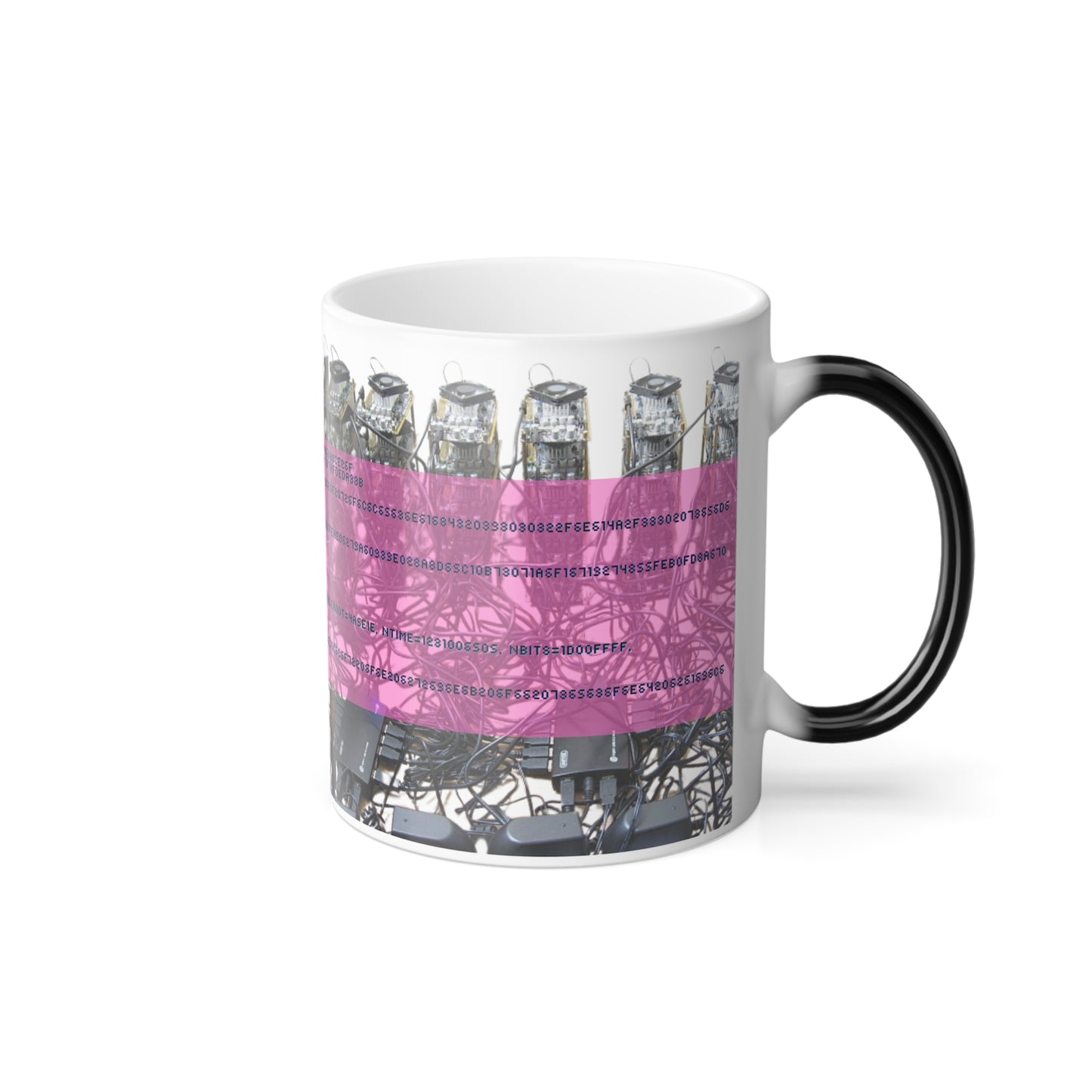 OG Hash and miner rig Color Morphing Mug, 11oz
