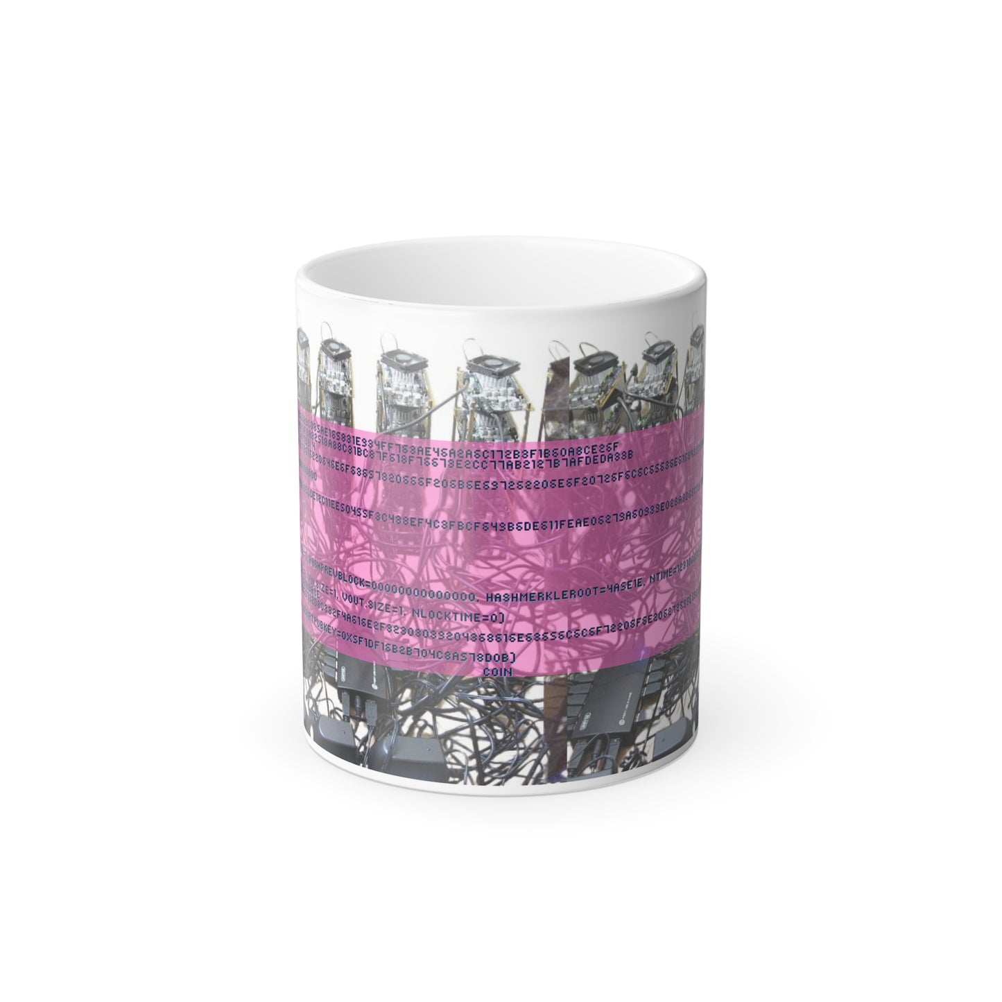 OG Hash and miner rig Color Morphing Mug, 11oz