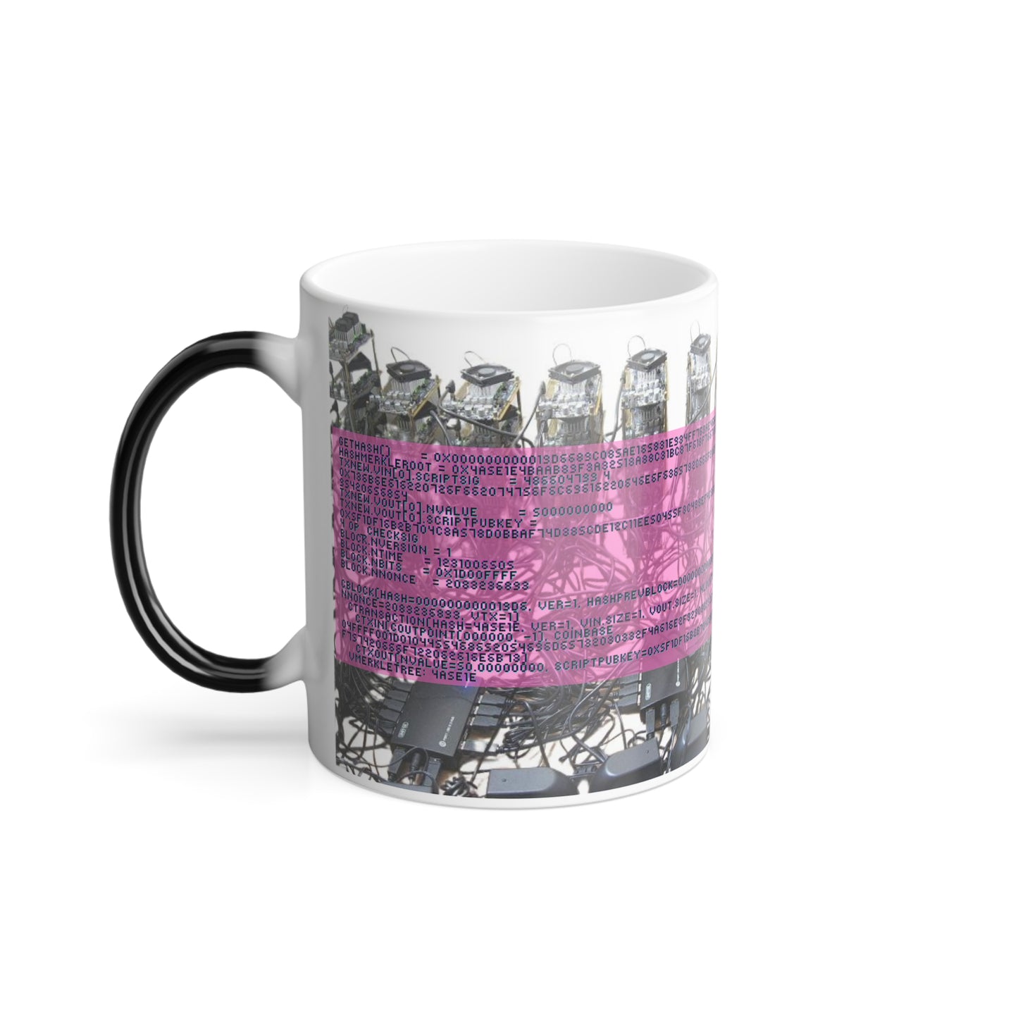 OG Hash and miner rig Color Morphing Mug, 11oz